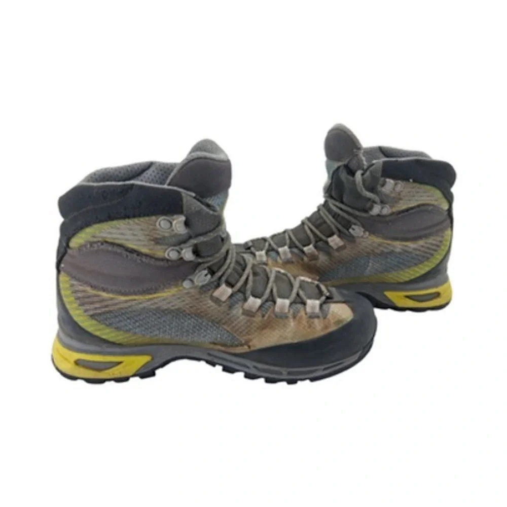 La Sportiva Hiking Boots Womens Size 7.5 Gray Trango TRK GTX WS GoreTex Vibram